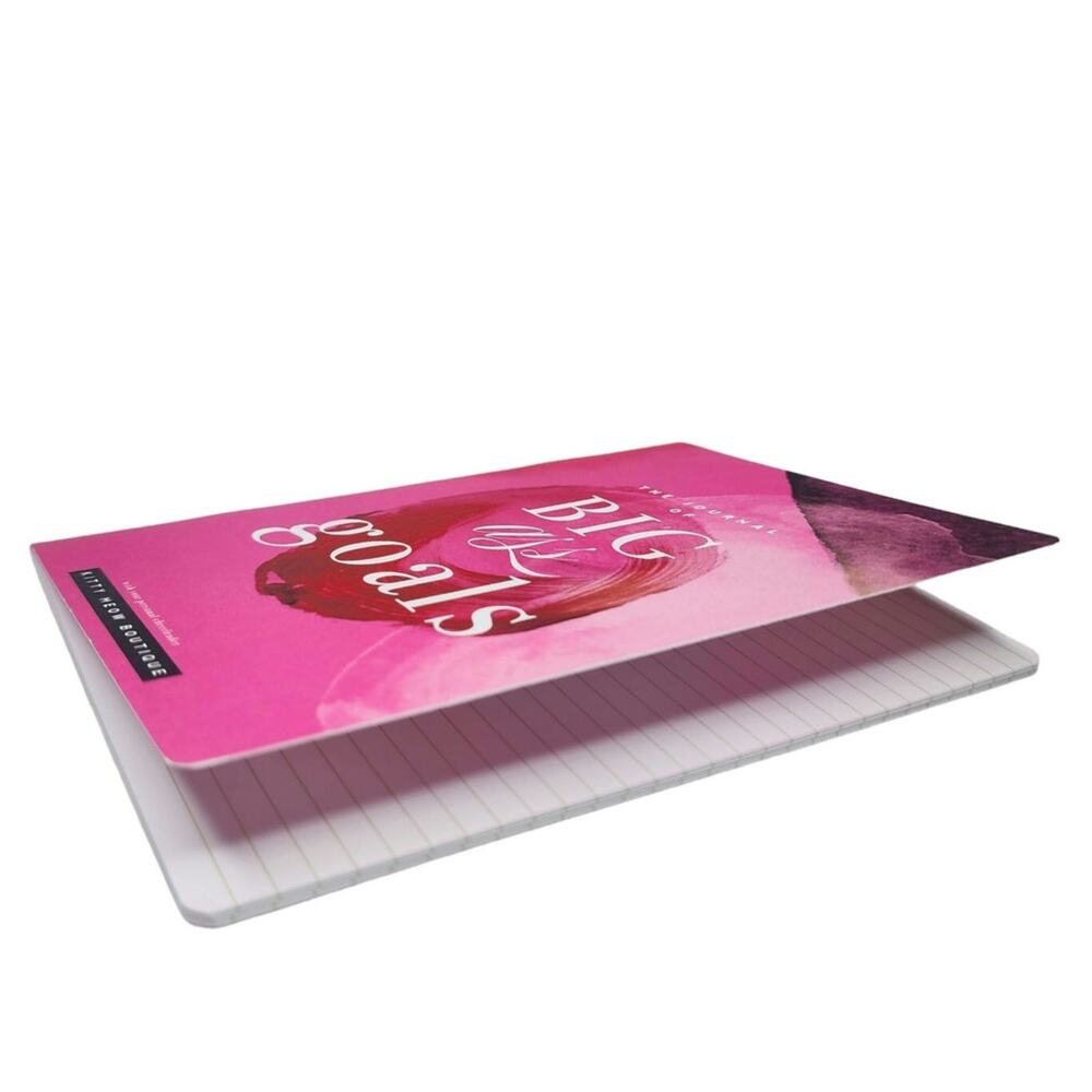 The Journal of Big Ass Goals Notebook Kitty Meow Boutique Motivational Gift - Picture 5 of 5